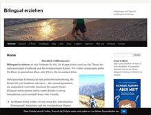 Tablet Screenshot of bilingual-erziehen.de